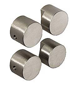 Cool Lines Stainless Steel Mirror Supports - Set of 4 (Polished) Questions & Answers