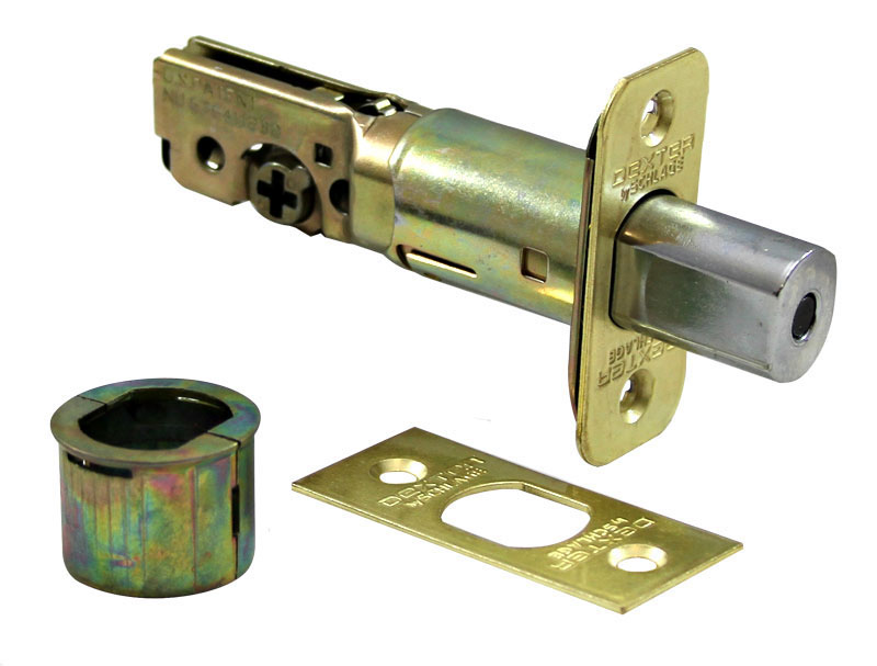 Dexter Deadbolt Latch, Adjustable Backset Triple-Option Mortise and Drive-In - EACH (Bright Brass) Questions & Answers