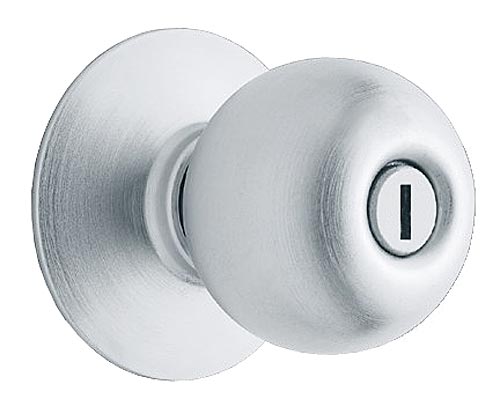 CLOSEOUT SPECIAL! - Schlage A-Series Orbit Privacy Latch Door Knob Set - EACH (Satin Chrome) Questions & Answers