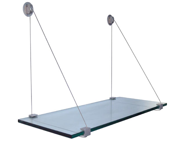 Expo Design 6" (152mm) x 24" (610mm) Cable Shelf Kit - Set (Aluminum) Questions & Answers