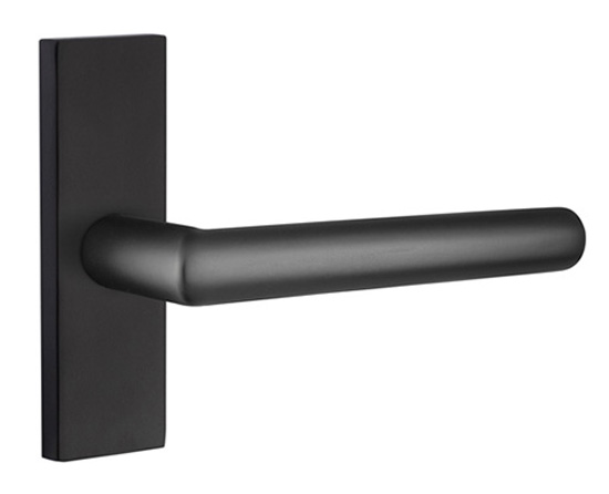 Emtek Modern Stuttgart Door Leverset w/Stretto Rosette (Dummy Set - Flat Black - Left) Questions & Answers