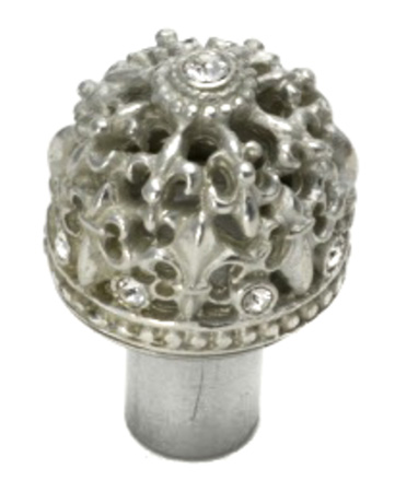 are these knobs plated with an alloy to make them appear platinum?  Also, why is there a toxic warning label?