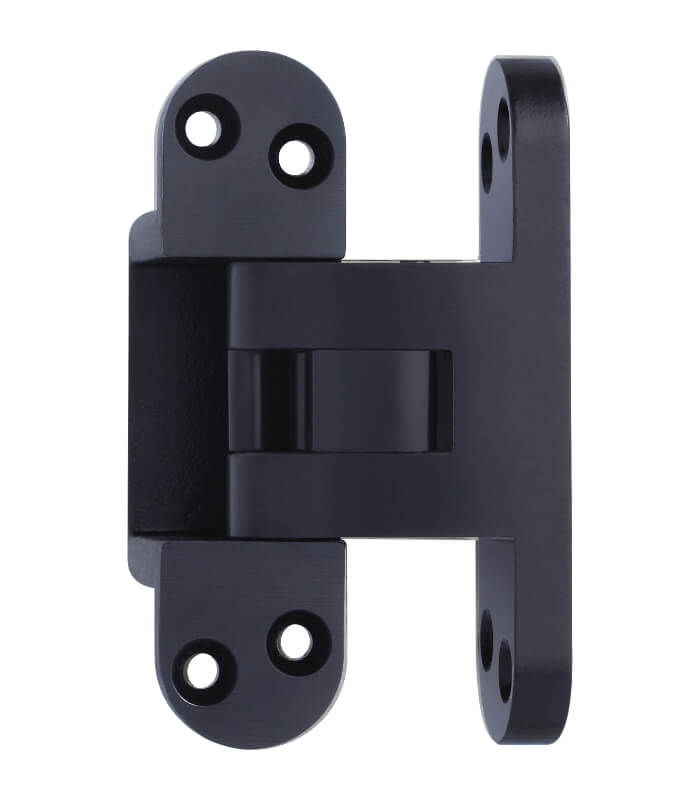 I have a max weight 80 pound door swings out. What kind of hinges do I need for this hidden door?