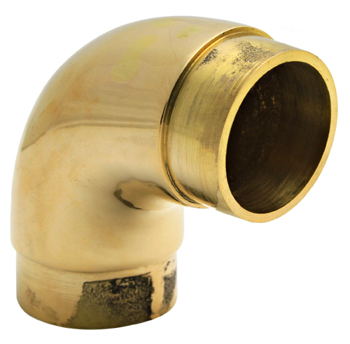 Flush Curved Elbow Fitting for 2" Diameter Tubing (Unlacquered Polished Brass) Questions & Answers