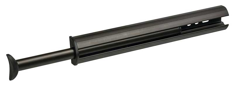 Hafele Synergy Elite 11-13/16" (300mm) Closet Valet Rod with Black Accents (Matte Black) Questions & Answers