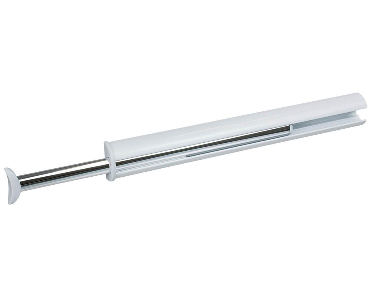 Hafele Synergy Elite 11-13/16" (300mm) Closet Valet Rod with Black Accents (White Powder-Coated) Questions & Answers