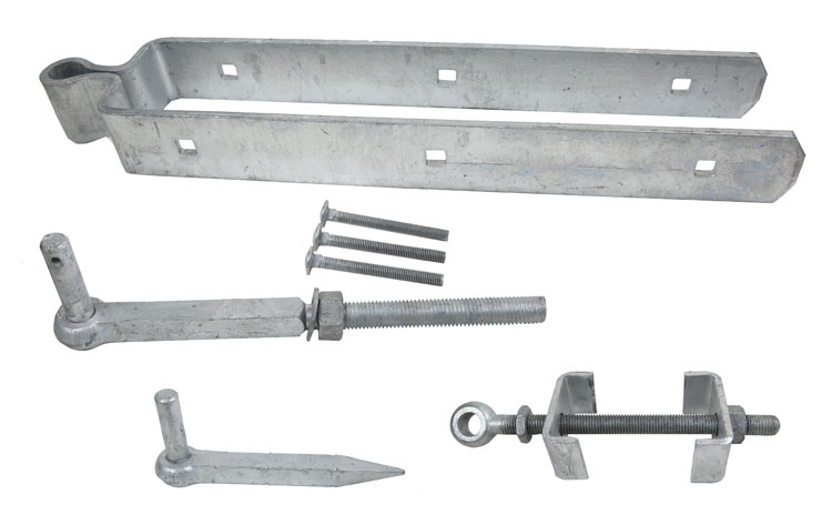 im wondering how wide the bolt is for the post for the double strap hinge? I am going to use a 6" post?