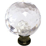 Cal Crystal 1-3/8" (35mm) Faceted Round Cabinet Knob (Clear Crystal) Questions & Answers