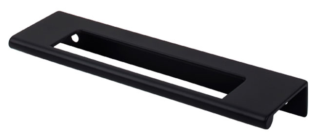 Top Knobs Mercer 6" (152mm) Europa Cut Out Tab Pull (Black) Questions & Answers