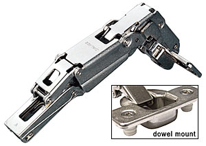 Salice 155° Zero Protrusion Hinge - EACH (Full Overlay, Self-Closing, Doweled) Questions & Answers