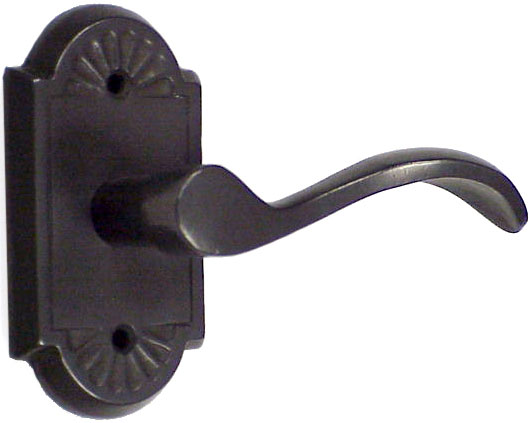 Longleaf Sedona Door Levers (Single Dummy Lever - Style 2 - Black - Right - 2-3/4in. Backset) Questions & Answers