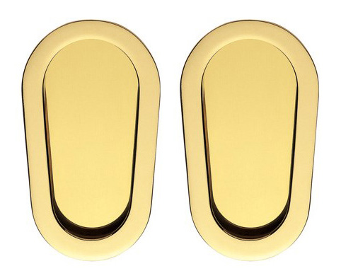Valli Solid Brass Pocket Door Passage Pull - Set (Polished Brass) Questions & Answers