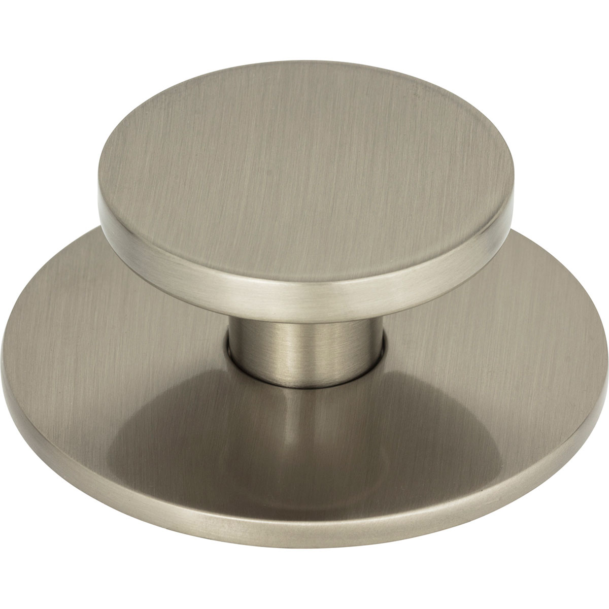 The "Atlas Homewares Dot 2" (51mm) Cabinet Knob (Brushed Nickel)" is listed as a 2" knob, but the specifications mention a 3" base. Could you clarify which one is accurate?