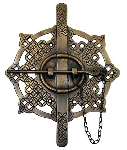 Handcrafted Hardware 9" (229mm) x 7-1/8" (181mm) Latch (Antique Brass) Questions & Answers
