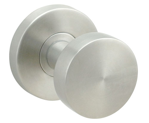 Unison INOX Arctic Door Knobset w/Round Rosette (Single Dummy - Satin Stainless Steel) Questions & Answers