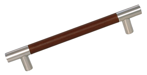 Turnstyle Designs Recess Leather Series 3-3/4" (96mm) Center-to-Center Barrel Cabinet Pull Questions & Answers