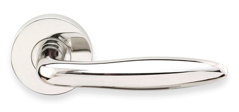 Unison INOX Summer Door Leverset w/Round Rosette (Privacy - Polished Stainless Steel - 2-3/4in. Backset) Questions & Answers