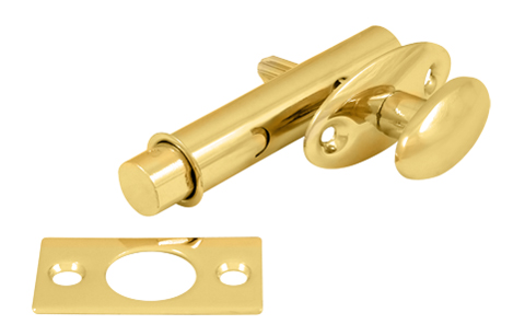 Is the Deltana Solid Brass Mortise Bolt compatible with outswing doors?
