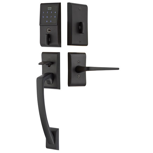 Emtek EMTouch Brass Electronic Keypad Entryset (Geneva Lever - Satin Nickel - Left - 2-3/4in. Backset) Questions & Answers