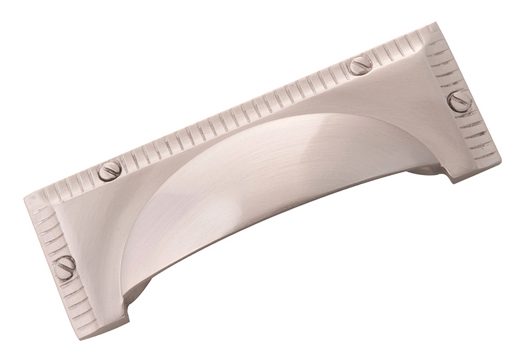 does this screw thru the front or back of the drawer face?