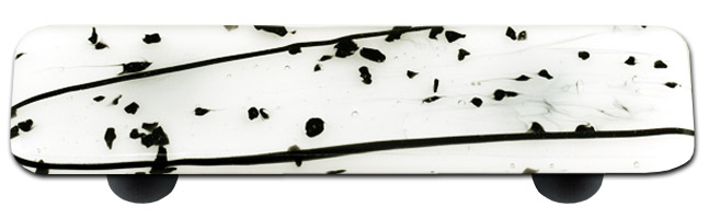 Do you have the aqua glass pulls with 4 inches between the holes?