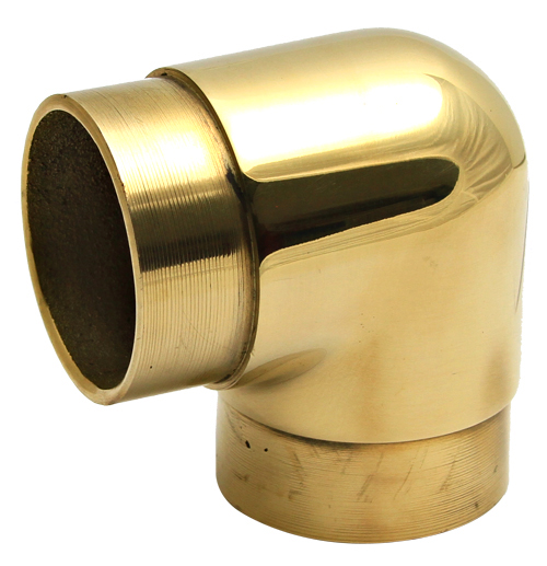 Flush Elbow Fitting for 2" Diameter Tubing (Unlacquered Polished Brass) Questions & Answers