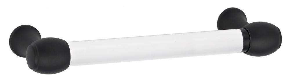 Alno Acrylic Royale 3" (76mm) Center-to-Center Cabinet Pull (Matte Black) Questions & Answers