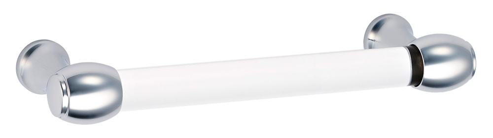 Alno Acrylic Royale 3" (76mm) Center-to-Center Cabinet Pull (Polished Chrome) Questions & Answers