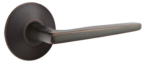 Emtek Modern Hermes Leverset w/Modern Rosette (Passage - Hermes Leverset - Oil Rubbed Bronze - Left - 2-3/4in. Backset) Questions & Answers