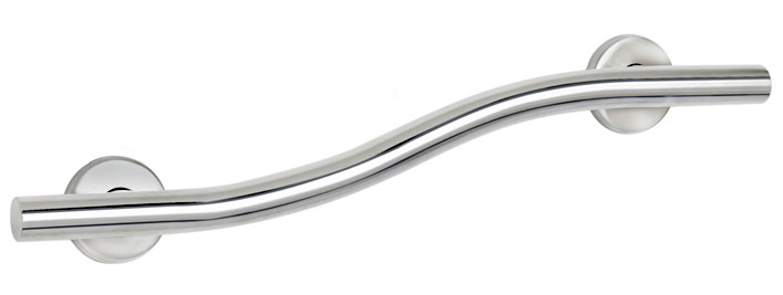 Seachrome Wellness 36" (914mm) Wave Grab Bar - (Satin Nickel) Questions & Answers