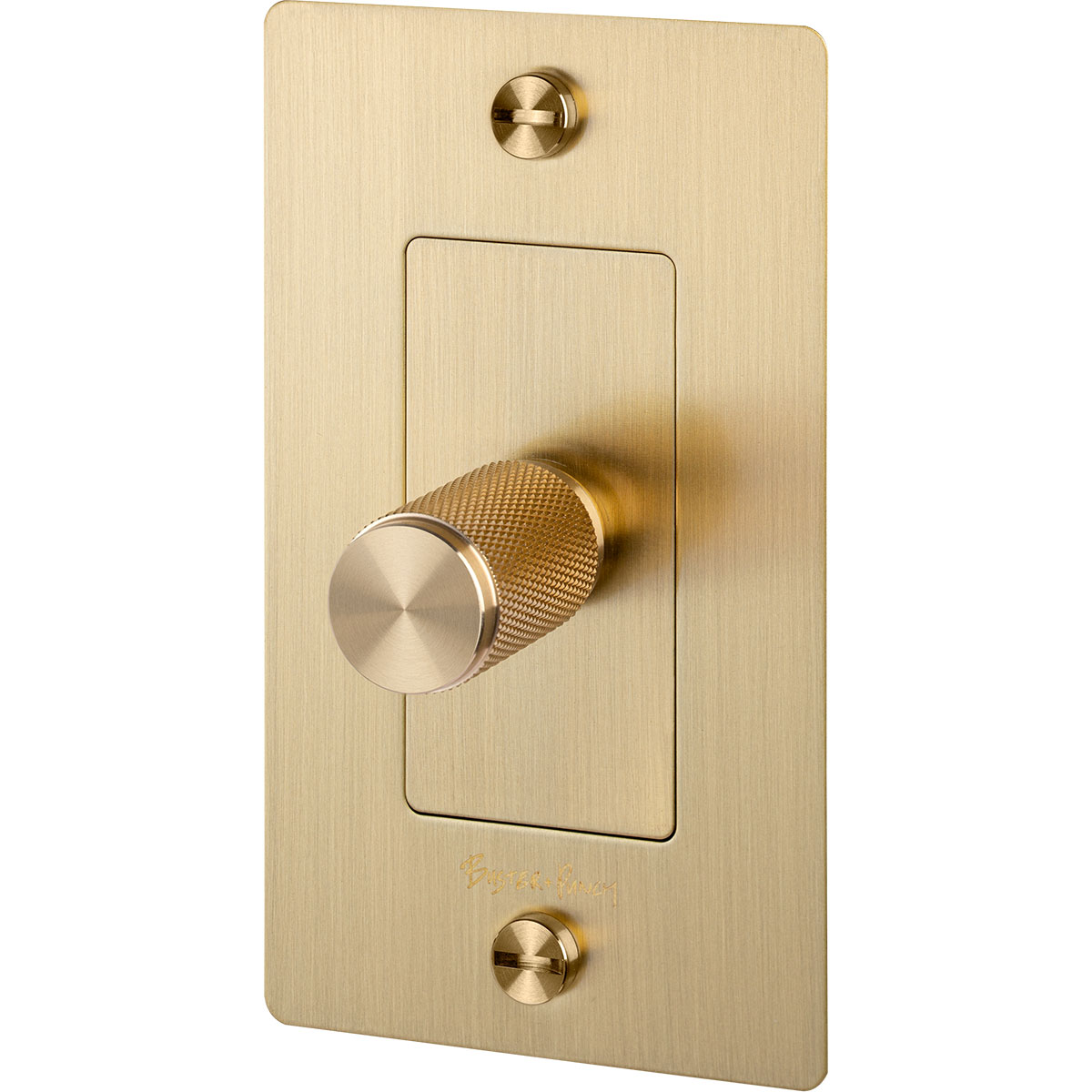 Do you offer the Buster and Punch dimmer in a 3-gang brass switch/dimmer?