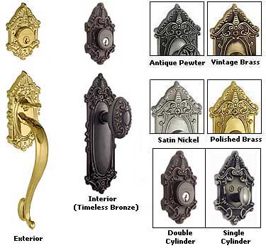 Can I purchase lower parts only Grandeur Grande Victorian Door Entry Handle set with interior lever handle?