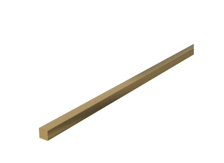 Designs of Distinction Finishing Touches 1/4" (6mm) x 72" (1829mm) Decorative Aluminum Bar - Satin Brass Questions & Answers