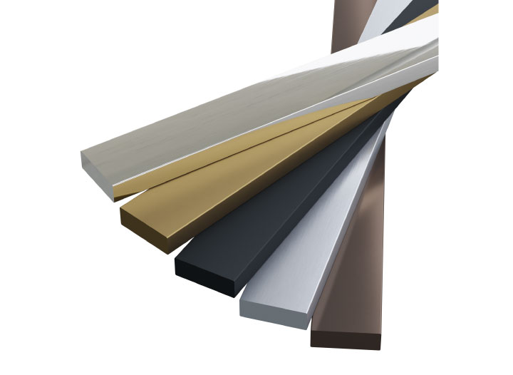 Designs of Distinction Finishing Touches 3/4" (19mm) x 1/4" (6mm) x 72" (1829mm) Decorative Aluminum Bar Questions & Answers