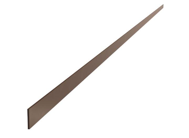 Designs of Distinction Finishing Touches 3/4" (19mm) x 72" (1829mm) Decorative Aluminum Strap - Warm Bronze Questions & Answers