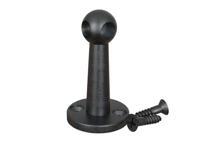 Designs of Distinction Finishing Touches Gallery Rail Corner Post - Flat Black Questions & Answers