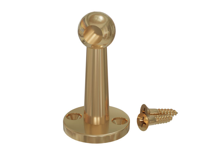 Designs of Distinction Finishing Touches Gallery Rail End Post - Polished Brass Questions & Answers