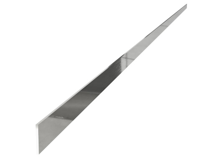 Is the 3/4" x 72" polished chrome aluminum strap material available in 1/8" thickness? What's shown is 1/16"