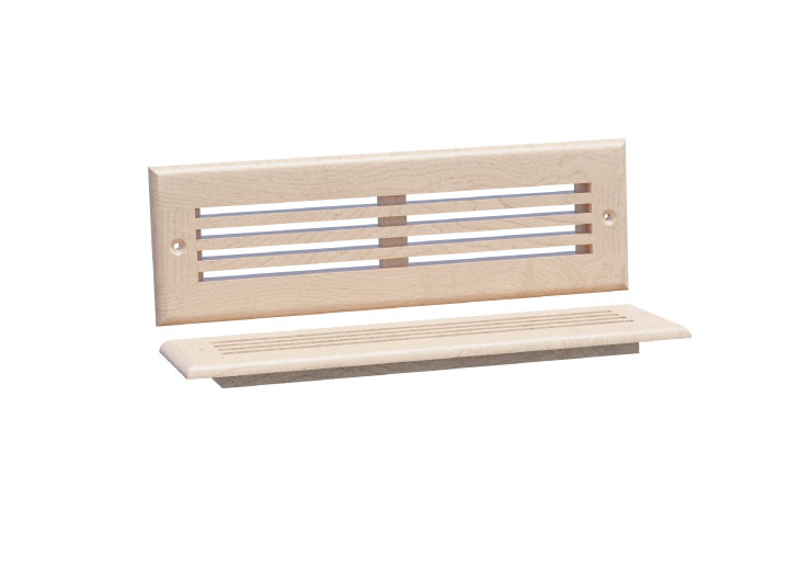 Designs of Distinction Finishing Touches 11-3/4" (298mm) Linear Style Toe-Kick Vents - Hard Maple Questions & Answers