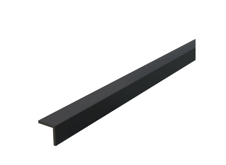 Designs of Distinction Finishing Touches 1/2" (13mm) x 72" (1829mm) Aluminum L-Channel - Flat Black Questions & Answers