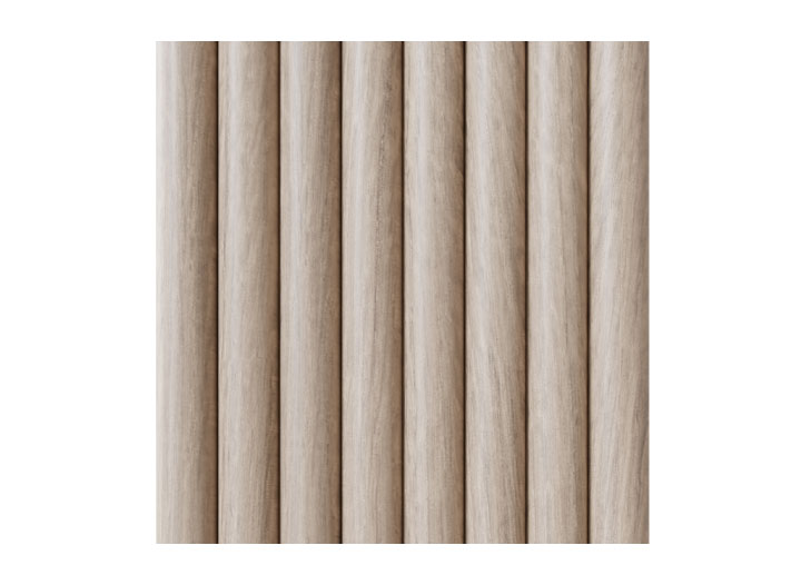 Putting the panel on curves cabinets