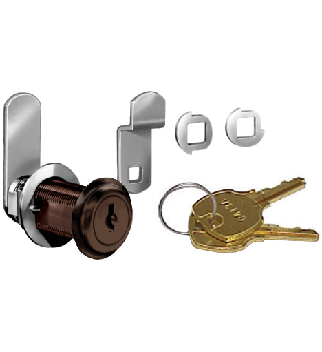 National 1-3/4" Disc Tumbler Cylinder Cam Lock - Keyed Alike #413 (Antique Brass) Questions & Answers