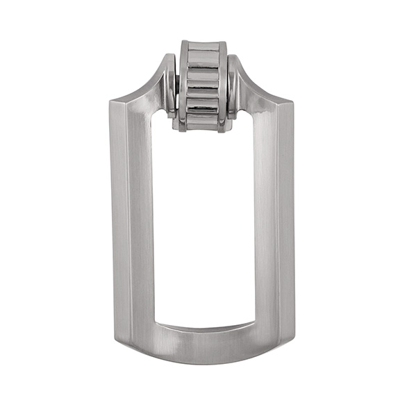 does this ring pull have a stop on the back so that it doesn't hit the door and mar the finish