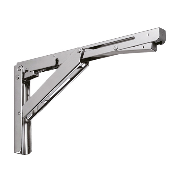 Sugatsune 304 Stainless Steel 12-1/2" (318mm) Extra Heavy-Duty Folding Bracket with Soft-Close - EACH (Electro Polished) Questions & Answers