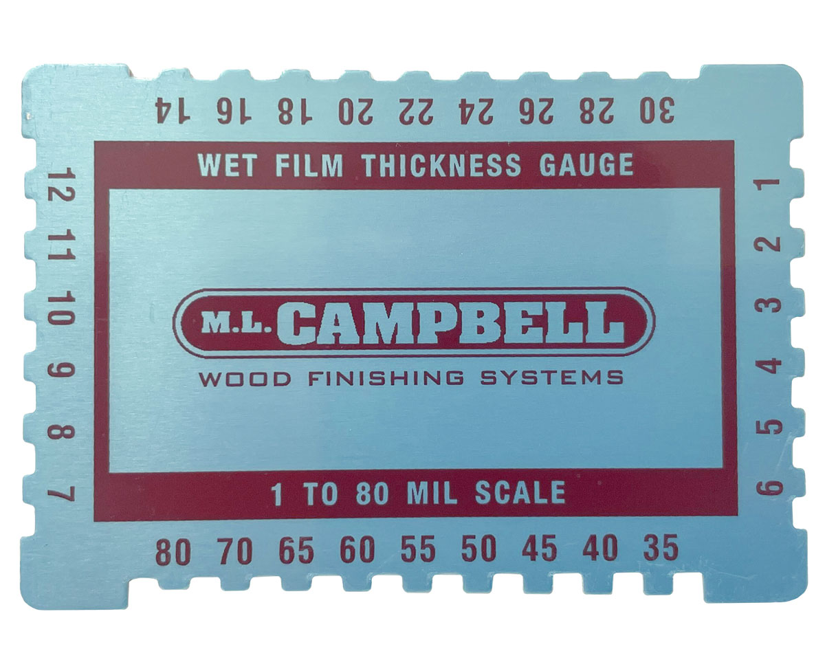 sample of wet thickness gauge