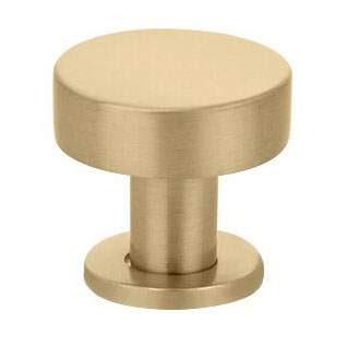Emtek Mid-Century Modern 1-1/4" (32mm) Cadet Knob (Satin Brass) Questions & Answers
