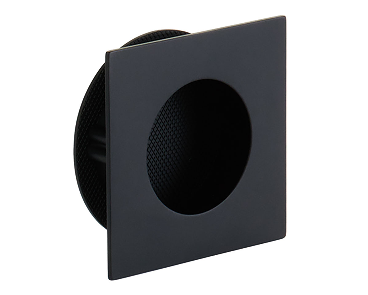 Schaub and Company Urbano 3" (76mm) x 3" (76mm) Square Recessed Pull (Matte Black) Questions & Answers