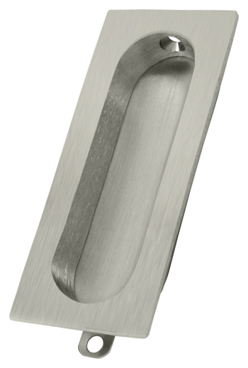 Deltana Solid Brass 3-1/8" (79mm) Flush Pull - EACH (Satin Nickel) Questions & Answers