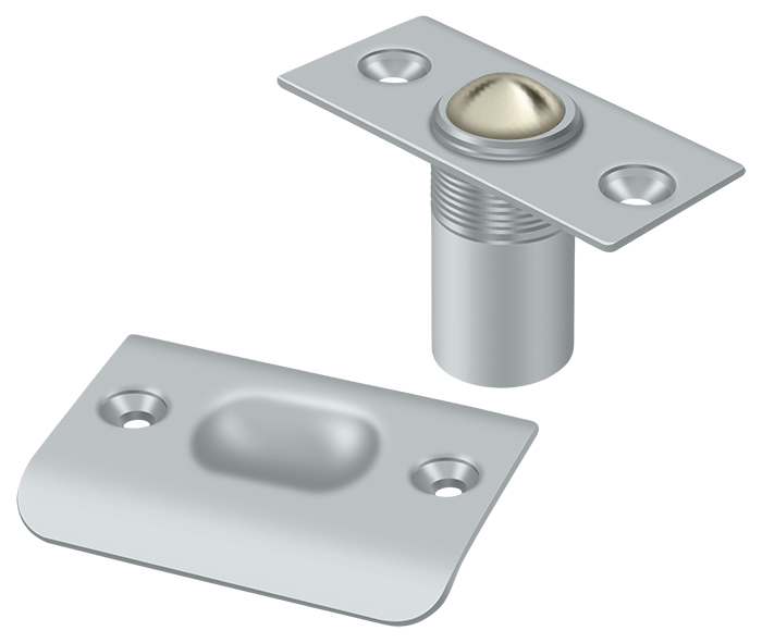 Deltana Adjustable Ball Catch - (Brushed Chrome) Questions & Answers