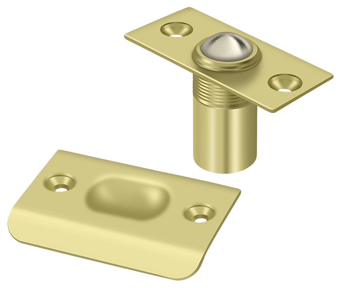 Deltana Adjustable Ball Catch - (Polished Brass) Questions & Answers